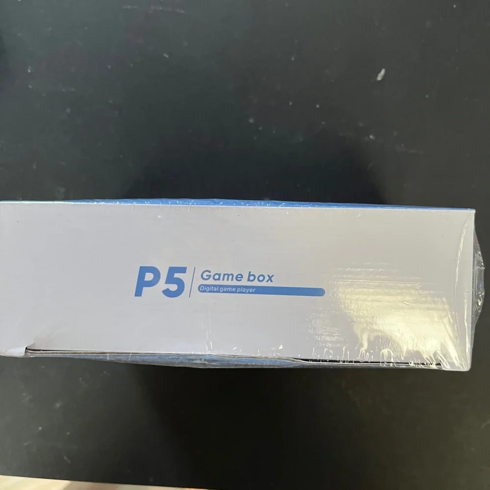 Blue and Black Handheld Gaming Console Box B